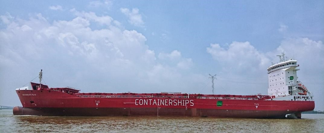Containerships introduces its second LNG-powered ship CONTAINERSHIPS POLAR and optimizes its Baltic service