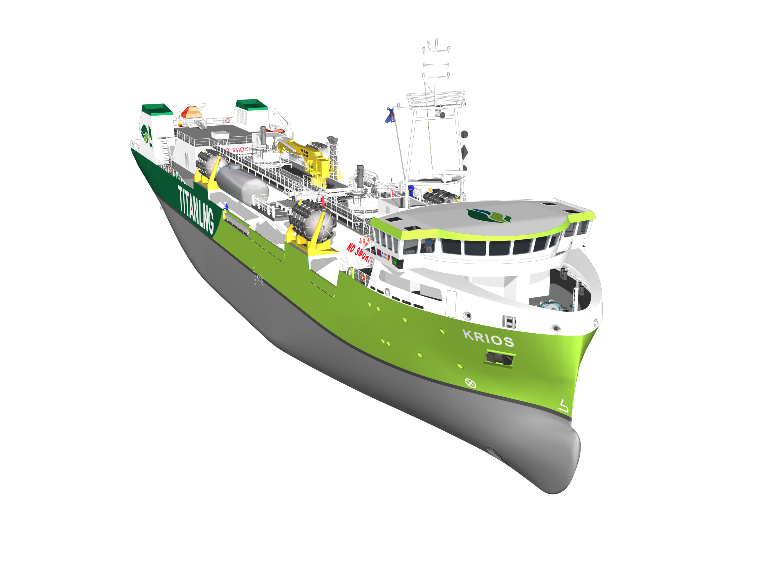 New LNG Bunkering Barge from Titan LNG to Supply Zeebrugge and English Channel Regions, Boosting Fuel Availability