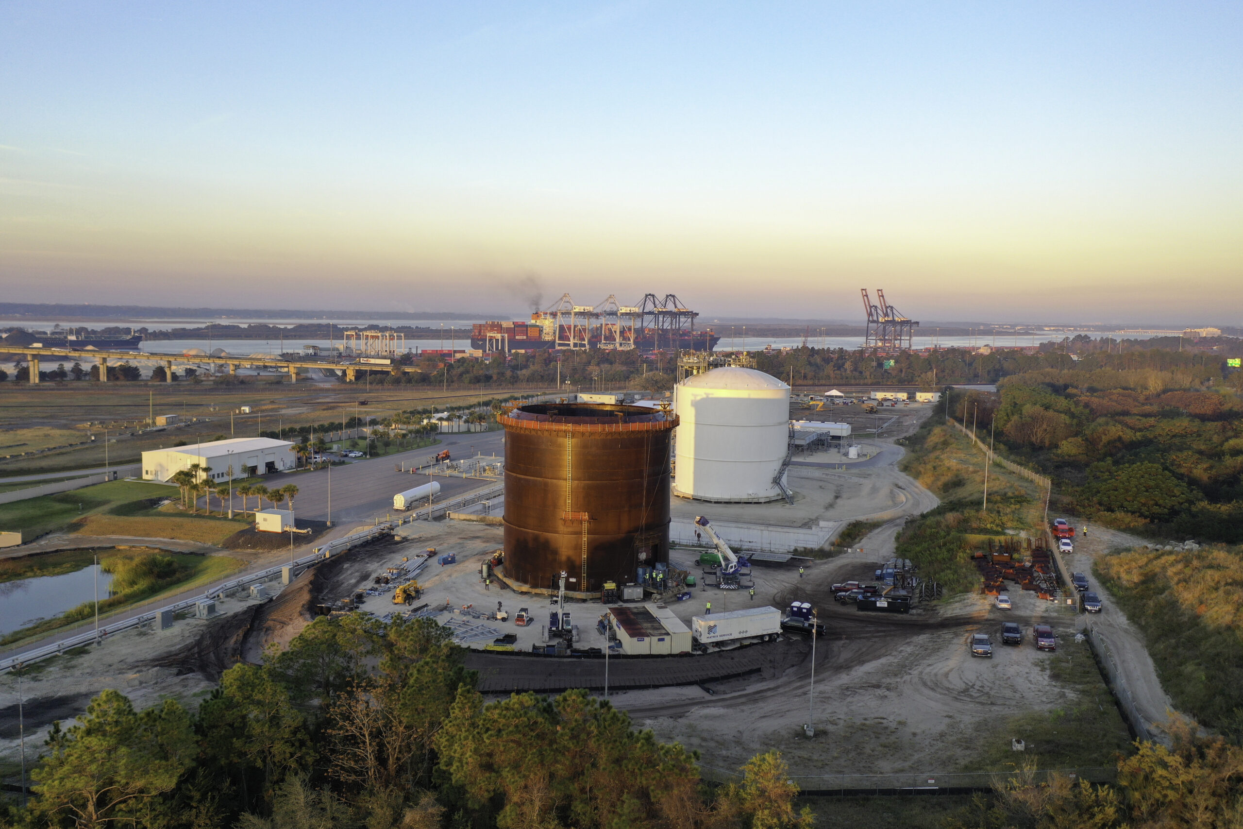 JAX LNG Tripling Liquefaction, Doubling Storage Capacity