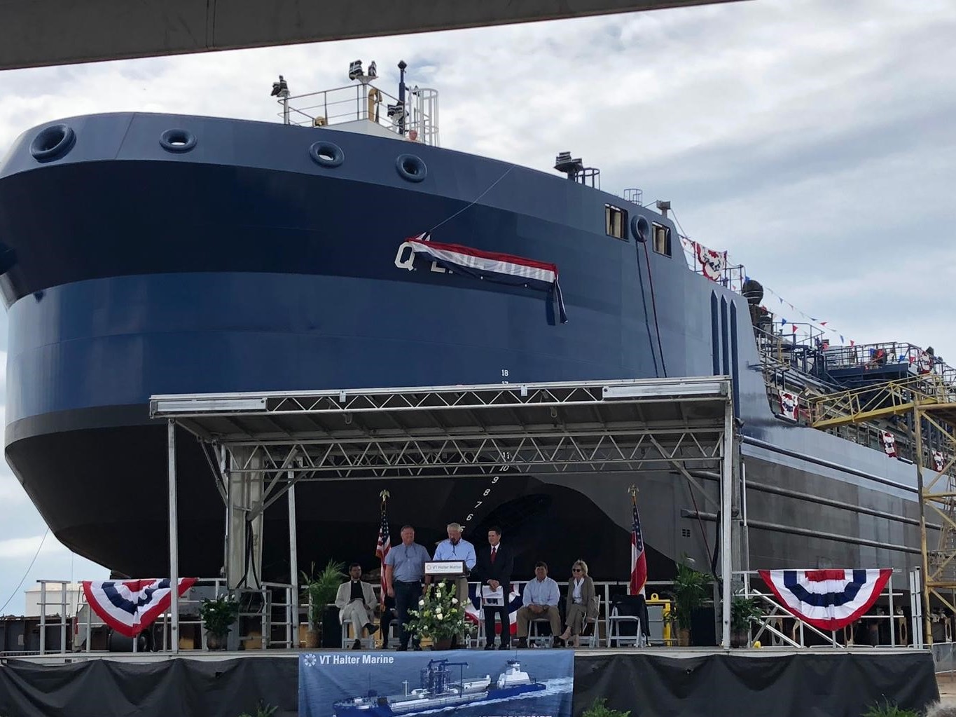 Q-LNG - LNG Articulated Tub & Barge Naming Ceremony