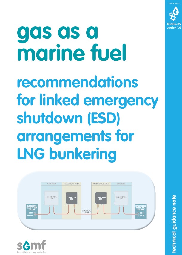 TGN06-05_Recommendations for linked emergency shutdown (ESD) arrangements LNG Bunkering