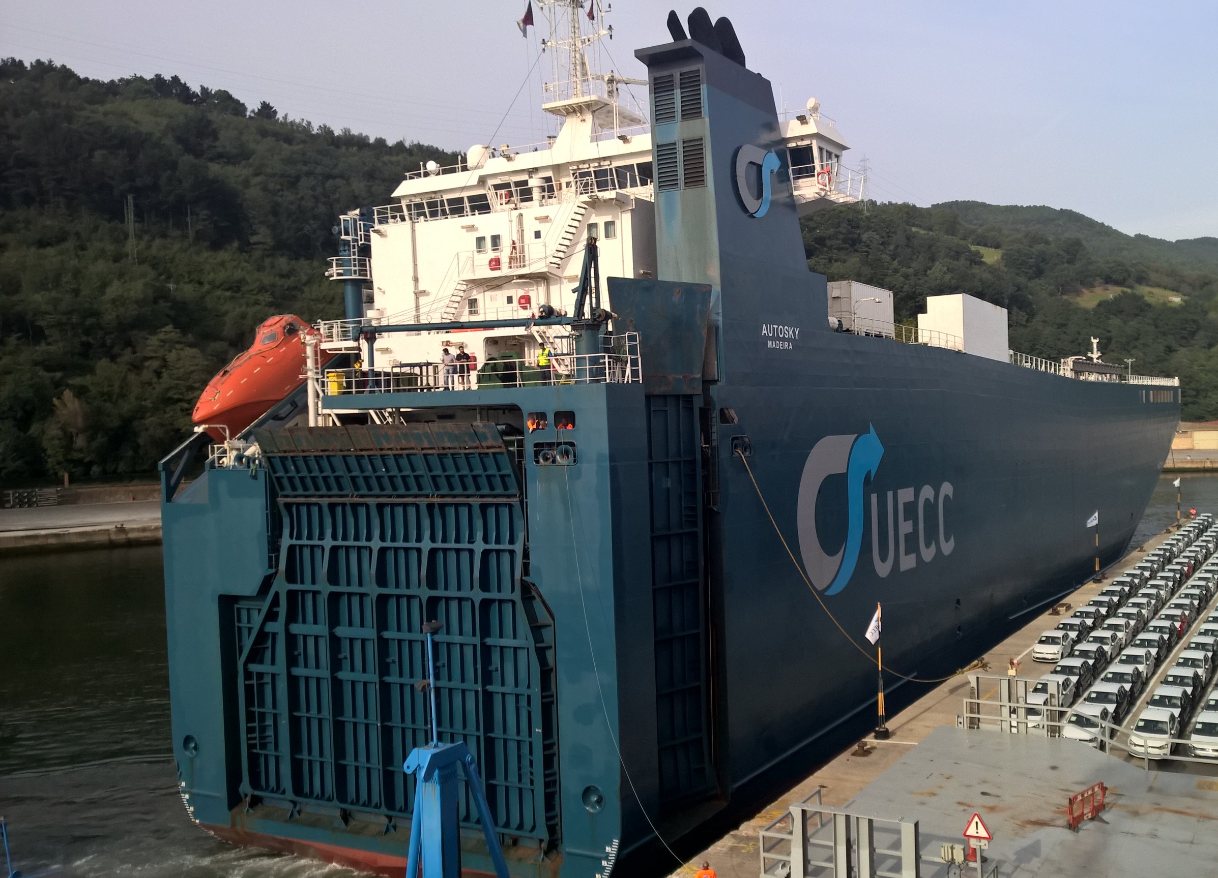 United European Car Carriers (UECC) route to BioGas